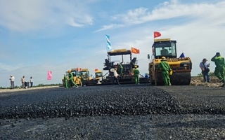 Hình ảnh mới nhất từ tuyến đường cao tốc Châu Đốc - Cần Thơ - Sóc Trăng