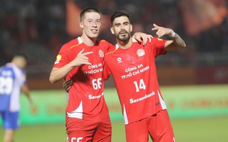 CLB Công an TP HCM thắng đậm trận derby, vào tứ kết Cúp Quốc gia