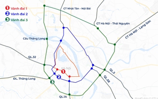 Chi tiết bản đồ khu vực dự kiến cấm xe máy xăng theo khung giờ tại Hà Nội