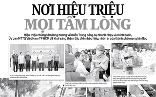 Báo in ngày 27-11: Thương lắm ngày đến trường sau lũ dữ