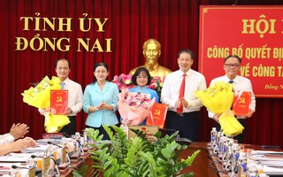 Đồng Nai công bố quyết định của Ban Bí thư về công tác cán bộ