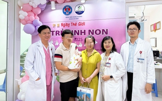 Kỳ tích nuôi dưỡng trẻ sinh cực non chỉ 640 gram tại Bệnh viện Hùng Vương