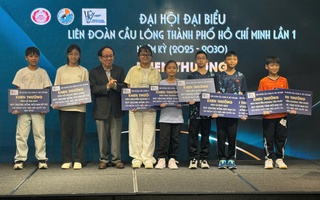 Doanh nhân Nguyễn Phương Nam tái đắc cử chức chủ tịch Liên đoàn Cầu lông TP HCM