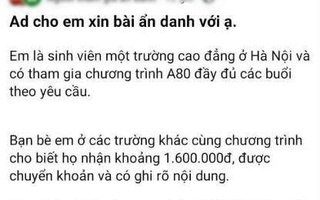 Hiệu trưởng lên tiếng việc sinh viên bức xúc liên quan tiền hỗ trợ A80