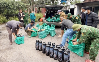 Triệt phá đường dây buôn bán, vận chuyển khí cười cực "khủng"