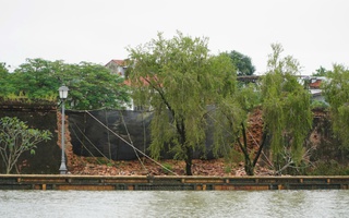 Thông tin chính thức về sự cố sập 15 m tường Hoàng thành Huế