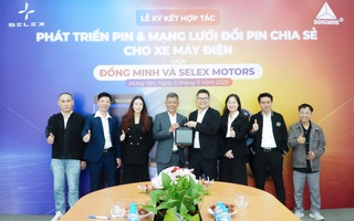 Selex Motors và Đồng Minh Group phát triển 10.000 pin công nghệ cao cho xe máy điện