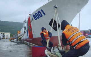 Vùng Cảnh sát biển 2 chủ động phòng, chống bão số 13 Kalmaegi