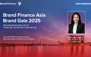 Sếp Techcombank sẽ tham gia đối thoại tại Diễn đàn Thương hiệu hàng đầu châu Á
