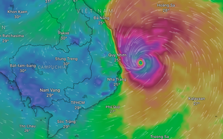 Bão số 13 Kalmaegi giật trên cấp 17, còn cách Quy Nhơn 190 km
