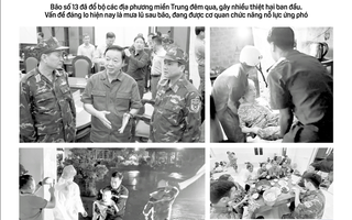 Báo in Người Lao Động 7-11: Chủ động chống bão, tận lực ứng phó mưa lũ