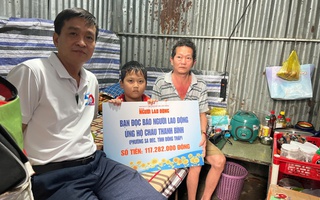 Hơn 117 triệu đồng giúp bé trai ở Đồng Tháp nuôi cha bệnh hiểm nghèo, mẹ bỏ đi