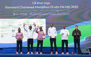 Gần 2.500 VĐV quốc tế tham dự Giải Standard Chartered Marathon Di sản Hà Nội 2025
