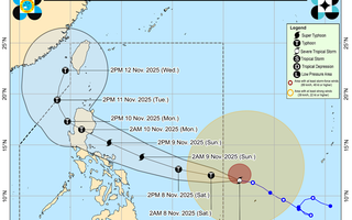 Philippines cảnh báo đáng lo ngại về bão Fung Wong - Phượng Hoàng
