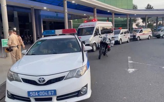 CSGT hộ tống 5 bộ phận tạng của nam thanh niên đi cứu người