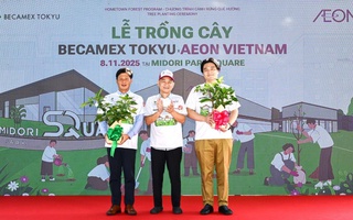 BECAMEX TOKYU và AEON Việt Nam tổ chức ngày hội trồng cây