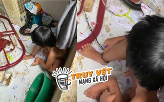 Bức xúc vụ việc cha xích chân con trong căn phòng bẩn thỉu