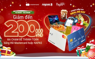 NAPAS, Mastercard và Payoo triển khai khuyến mại toàn quốc, đẩy mạnh thanh toán không tiếp xúc