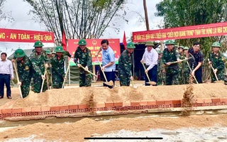 CLIP: Khởi công xây dựng 684 ngôi nhà cho người dân trong "Chiến dịch Quang Trung thần tốc"