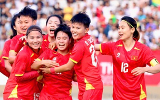 Nữ Việt Nam thắng Myanmar 2-0, vào bán kết với ngôi nhất bảng B