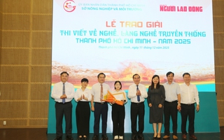 Trao giải Cuộc thi viết về nghề, làng nghề truyền thống TPHCM năm 2025
