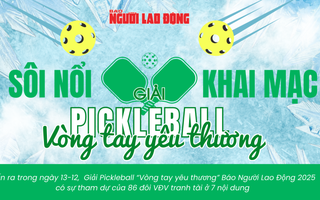 Giải Pickleball “Vòng tay yêu thương”: Hào hứng chờ tranh tài