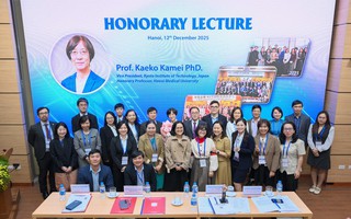 Bài giảng danh dự đầu tiên dành cho học giả quốc tế tại Đại học Y Hà Nội