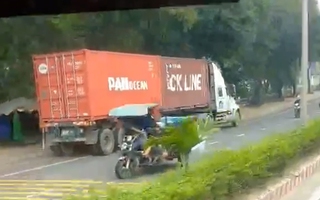 Bất ngờ lý do chạy ngược chiều của tài xế xe container ở TPHCM