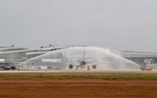 Ba hãng hàng không cùng tham gia nhiệm vụ chuyến bay chính thức đầu tiên tại Sân bay Long Thành
