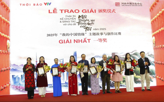 Cuộc thi "Mối duyên với Trung Quốc của tôi" trao giải cho 100 tác giả
