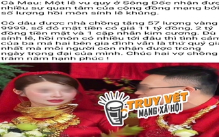 Đám cưới của cô dâu ở xã Sông Đốc, tỉnh Cà Mau gây "bão" mạng xã hội