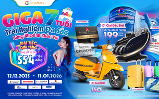 Đại tiệc sinh nhật 7 tuổi của TTTM GIGAMALL “Trải nghiệm đa sắc - Bừng khoảnh khắc vui”