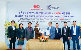 Kim Long Motor exports 1,000 buses to Thailand