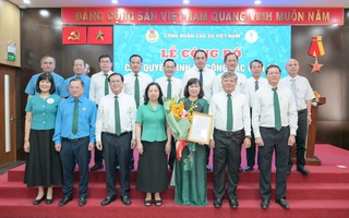 Bà Huỳnh Thị Cẩm Hồng làm Chủ tịch Công đoàn Cao su Việt Nam