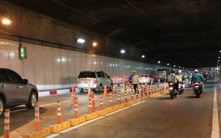 TPHCM: 3 ngày nữa, cấm xe lưu thông qua đường hầm sông Sài Gòn