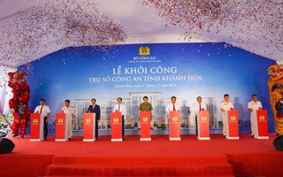 Bộ trưởng Lương Tam Quang dự lễ khởi công xây dựng Trụ sở Công an tỉnh Khánh Hòa