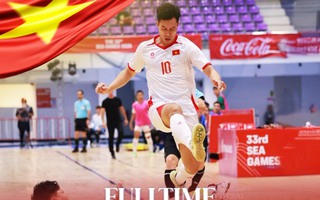 Futsal Việt Nam thắng đậm Myanmar, chờ Indonesia sẩy chân cho tấm HCĐ