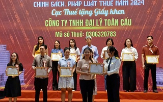 TPHCM tuyên dương 262 doanh nghiệp nộp thuế tiêu biểu