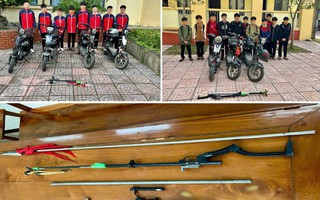 Hai nhóm học sinh THCS mang theo hung khí để “nói chuyện phải trái”