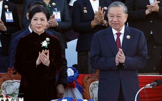 Tổng Bí thư Tô Lâm và Phu nhân dự Lễ kỷ niệm 50 năm Quốc khánh Lào