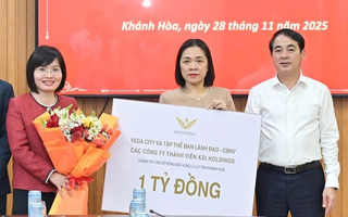 KDI Holdings hỗ trợ đồng bào Khánh Hòa bị ảnh hưởng lũ lụt 1 tỉ đồng