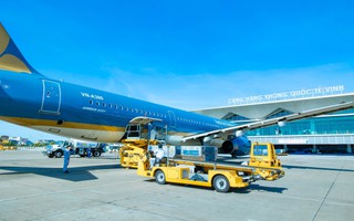 Khai thác trở lại các chuyến bay từ sân bay Vinh