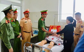 Nam thanh niên tông gãy chân cán bộ CSGT đang làm nhiệm vụ ở Đà Nẵng