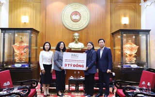 Tập đoàn BRG và Ngân hàng SeABank trao 5 tỉ đồng ủng hộ đồng bào khắc phục hậu quả thiên tai