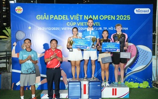 Giải padel cấp quốc gia đầu tiên tìm ra các nhà vô địch