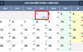 Đề xuất hoán đổi để Tết Dương lịch 2026 được nghỉ 4 ngày