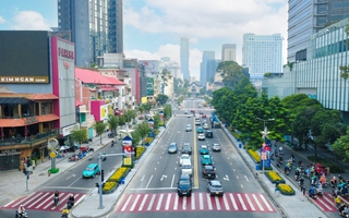 Đường Lê Lợi "lột xác" ngỡ ngàng sau khi khoác áo mới