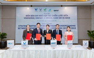 IDICO hợp tác chiến lược với VinEnergo, VinFast, V-Green và Xanh SM thúc đẩy hệ sinh thái xanh