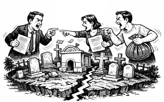 Chia đất, đoạn tình