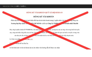 ĐHQG TPHCM thông báo khẩn cảnh báo tình trạng mạo danh